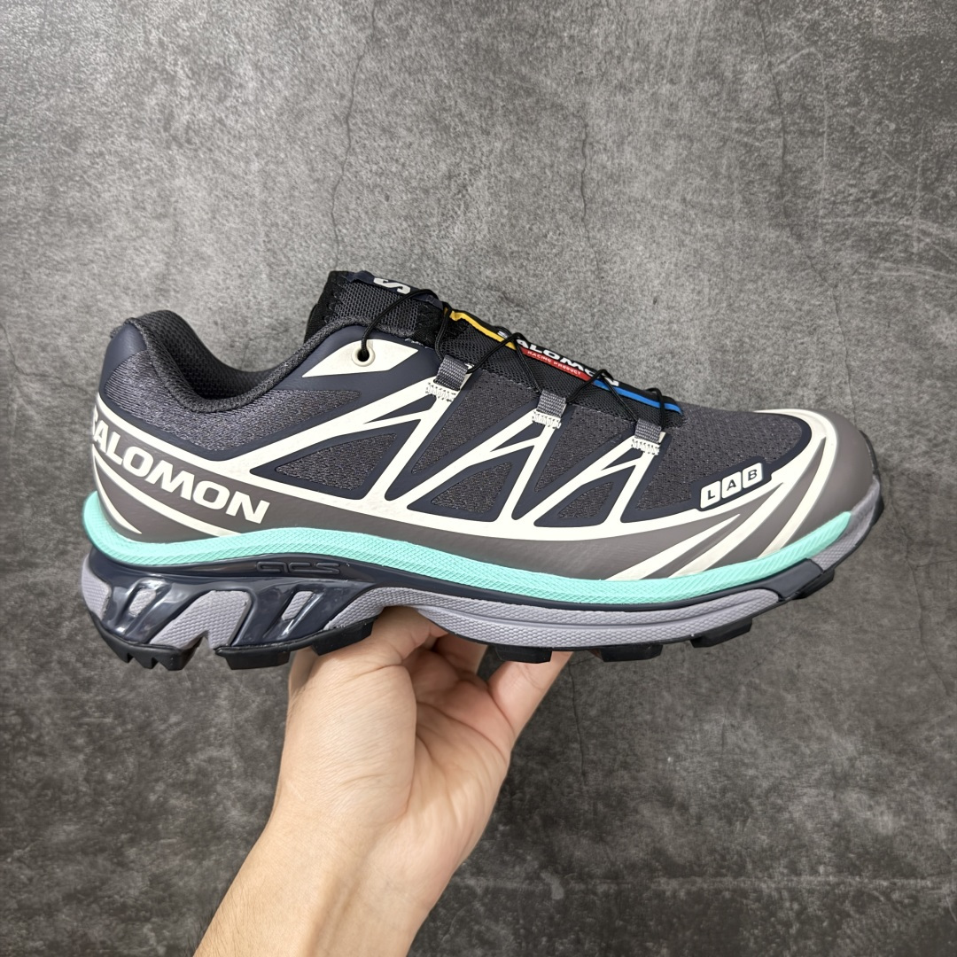 SALOMON萨洛蒙 XT-6 舒适百搭 户外越野耐磨包裹性支撑 男女同款低帮跑步鞋 青绿色  全新品质 巅峰之作 所有
