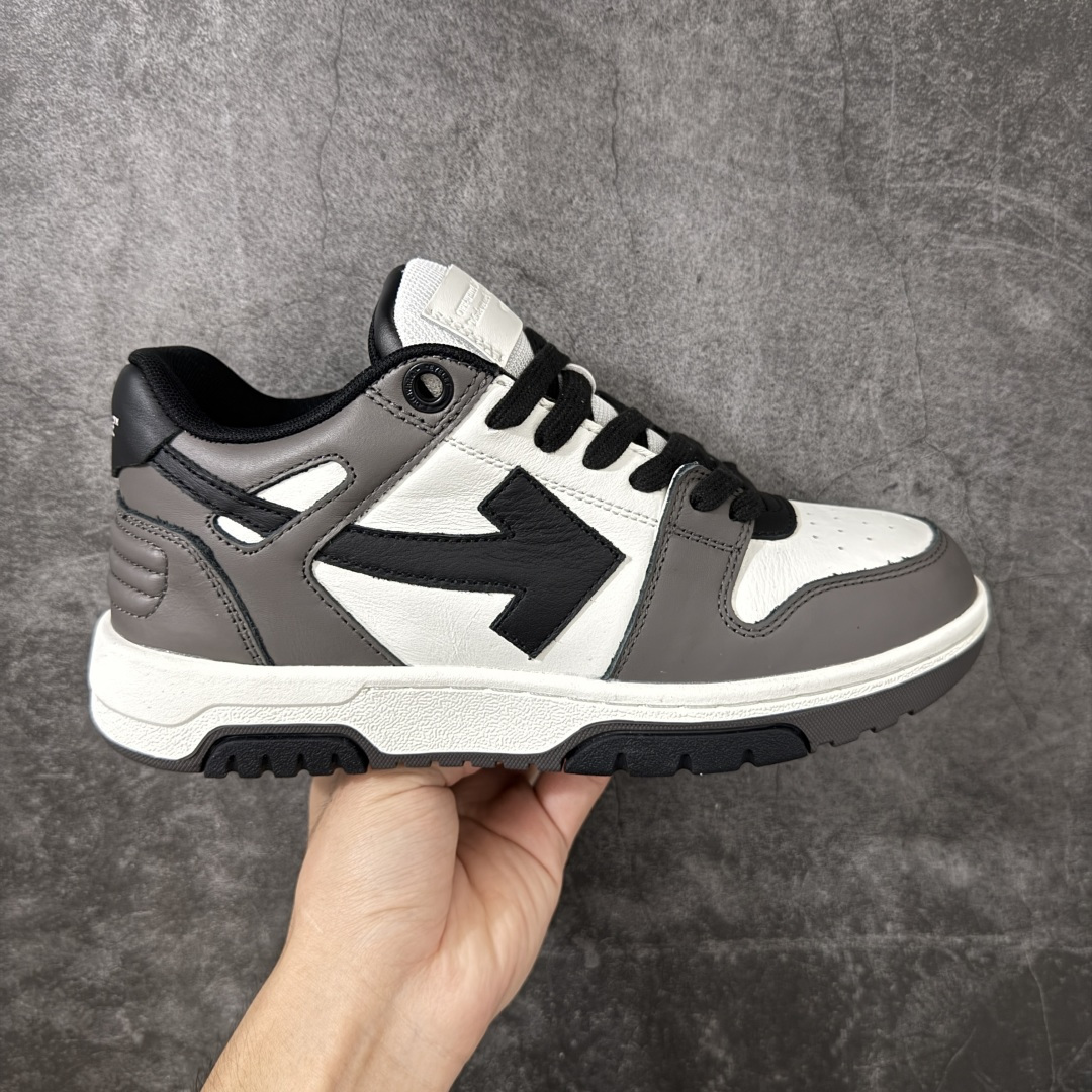 OFF-WHITE Out Of Office OW低帮时尚板鞋 白黑 全新版本 大厂出货 全头层软质皮料 质感满分💯 