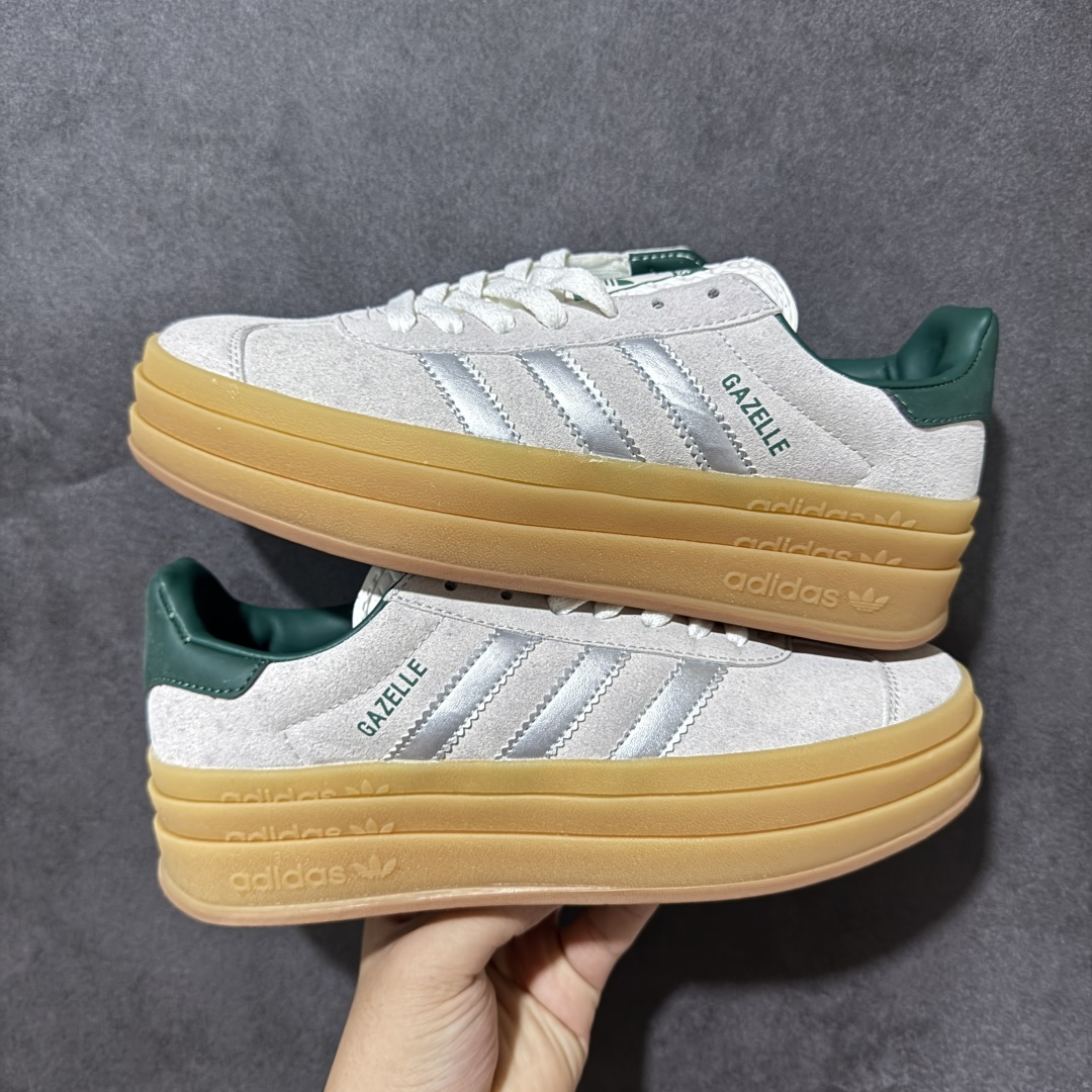 Adidas Originals Gazelle Bold 三叶草厚底休闲防滑耐磨低帮板鞋 #原厂原数据版型 原厂皮料切 Adidas Originals Gazelle Bold 三叶草厚底休闲防滑耐磨低帮板鞋 #原厂原数据版型 原厂皮料切