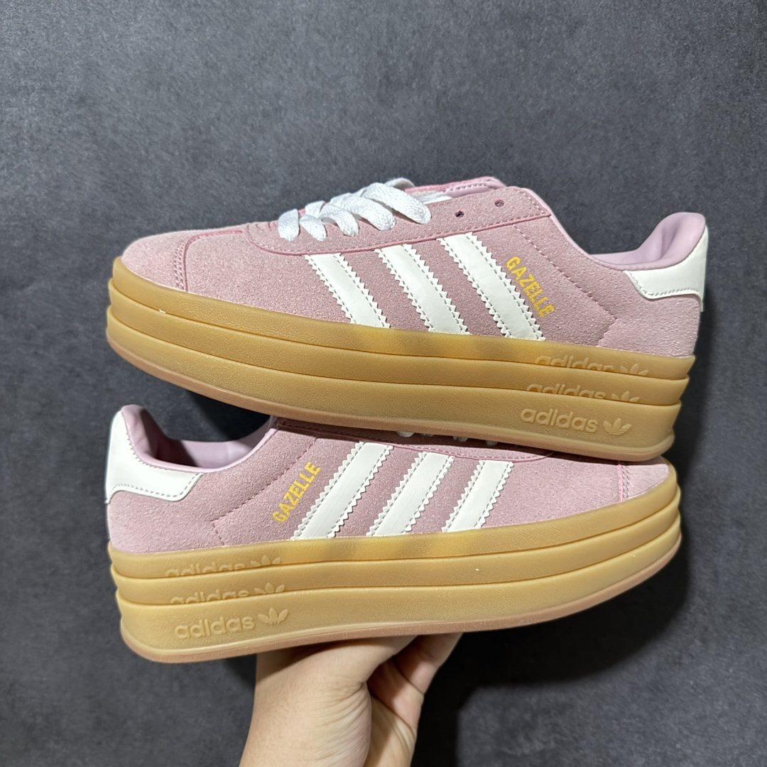 Adidas Originals Gazelle Bold 三叶草厚底休闲防滑耐磨低帮板鞋 #原厂原数据版型 原厂皮料切 Adidas Originals Gazelle Bold 三叶草厚底休闲防滑耐磨低帮板鞋 #原厂原数据版型 原厂皮料切