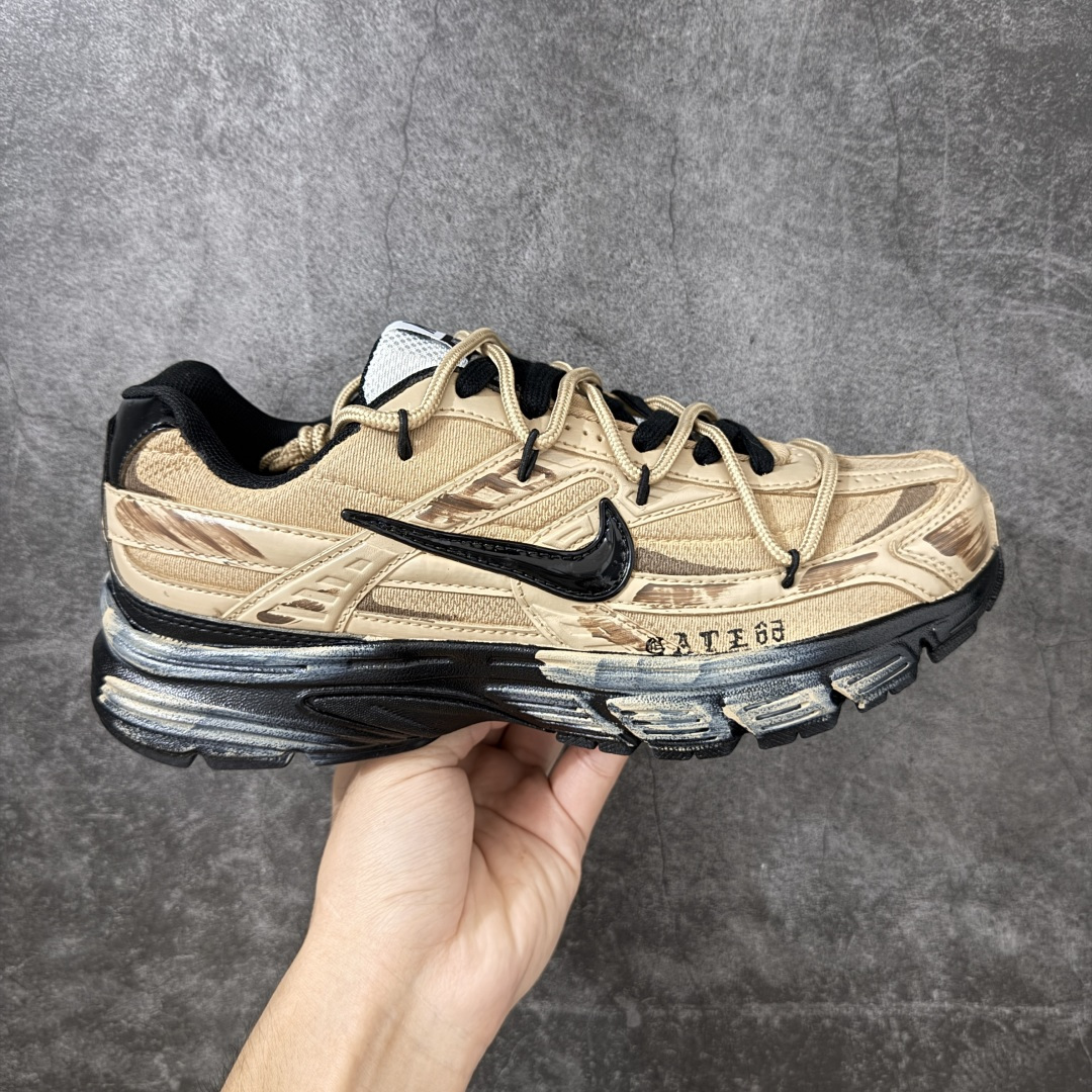 Nike V5 RNR 手工绘制恶作剧涂鸦 复古做旧 解构绑带 舒适百搭防滑耐磨 低帮跑步鞋 此款为人工手绘定制图案 原
