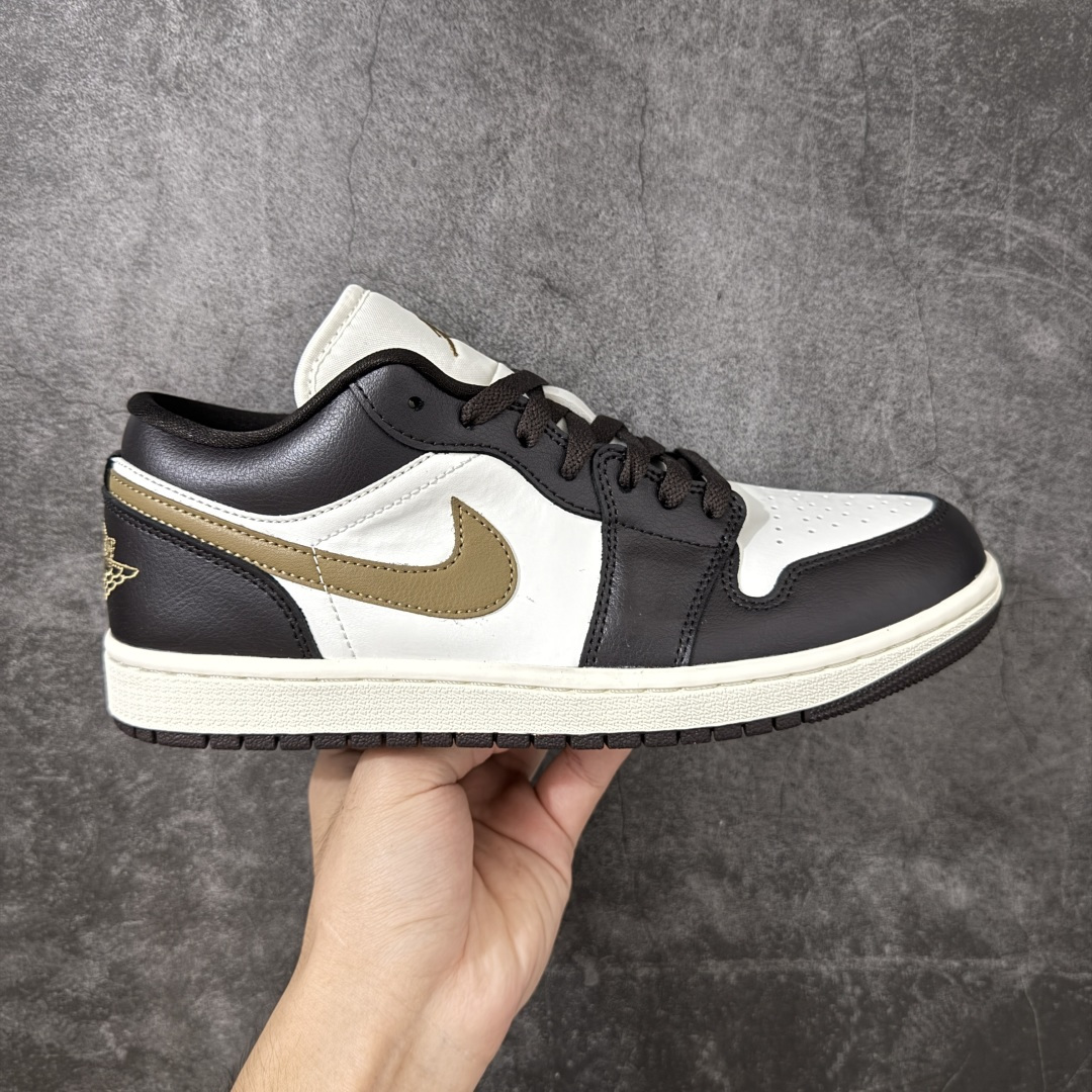 Air Jordan Low AJ1 乔1白棕色 低帮文化休闲运动板鞋 DC0774-200 口碑大厂出品 品控大底版型