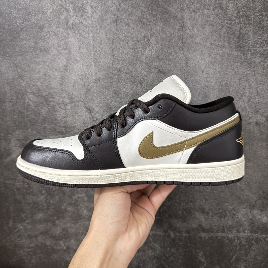Air Jordan Low AJ1 乔1白棕色 低帮文化休闲运动板鞋 DC0774-200 口碑大厂出品 品控大底版型