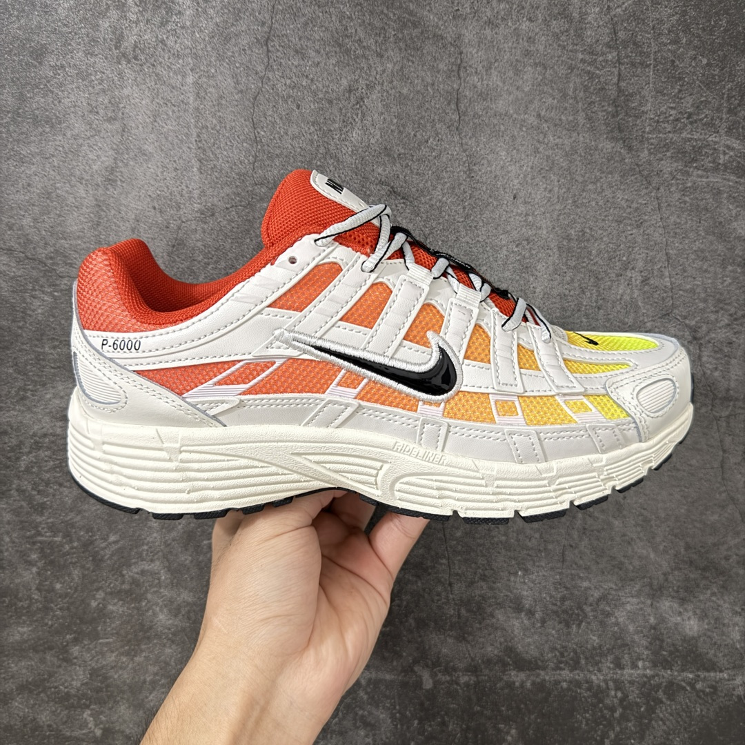 Nike P-6000 Premium系列低帮复古老爹风休闲运动舒适慢跑鞋 CD6404-108 男女鞋真标半码制 升级