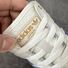 adidas originals JAPAN W JQ9519 白蓝 原版原楦 独立开发 专注训练鞋 只做最好 鞋面采用 adidas originals JAPAN W JQ9519 白蓝 原版原楦 独立开发 专注训练鞋 只做最好 鞋面采用