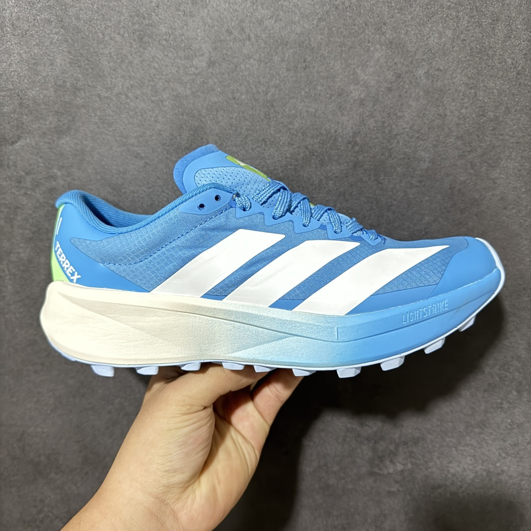 阿迪达斯 adidas Terrex Agravic 4 运动舒适防滑耐磨 低帮跑步鞋 阿迪达斯革新力作!「破纪录轻跑鞋