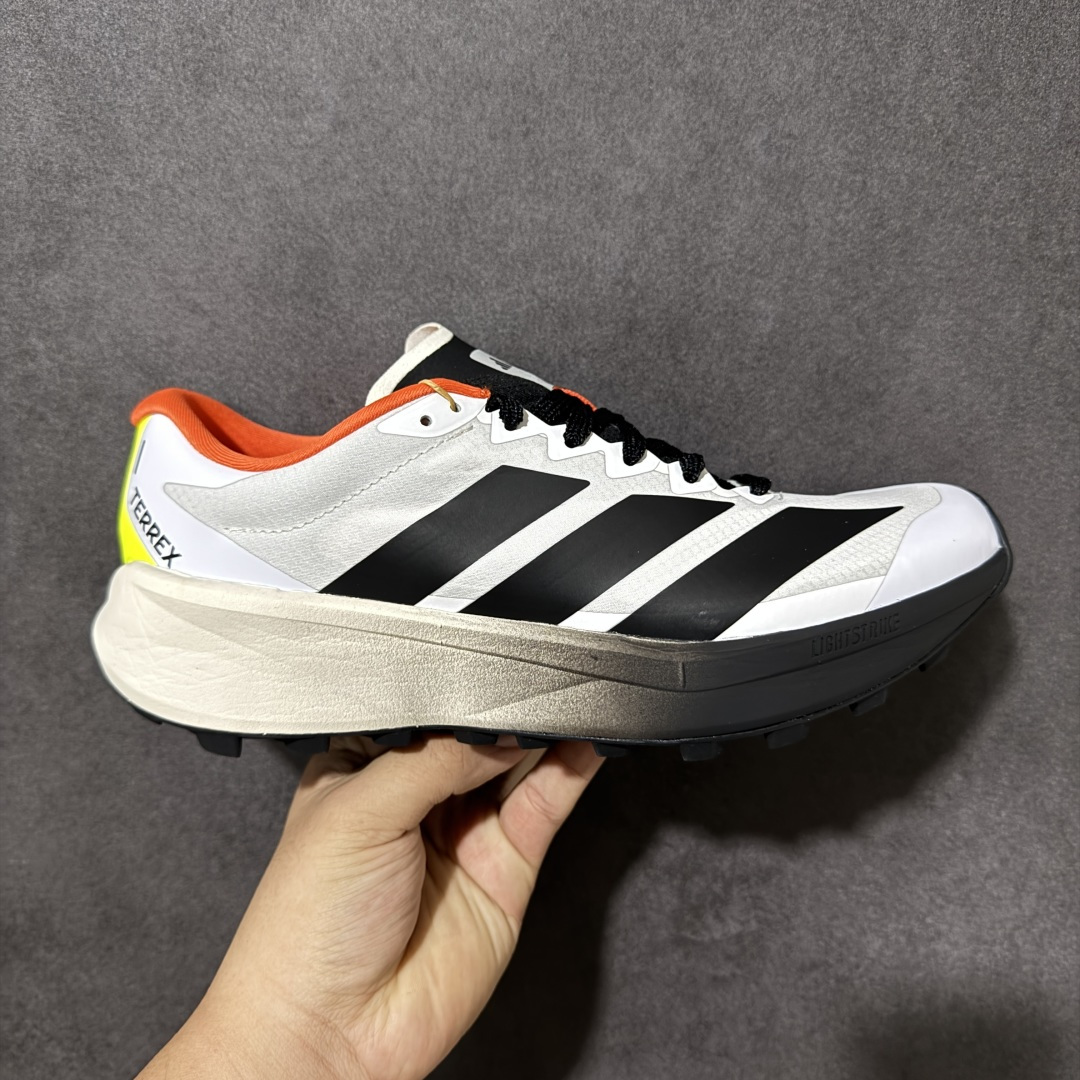 阿迪达斯 adidas Terrex Agravic 4 运动舒适防滑耐磨 低帮跑步鞋 阿迪达斯革新力作!「破纪录轻跑鞋