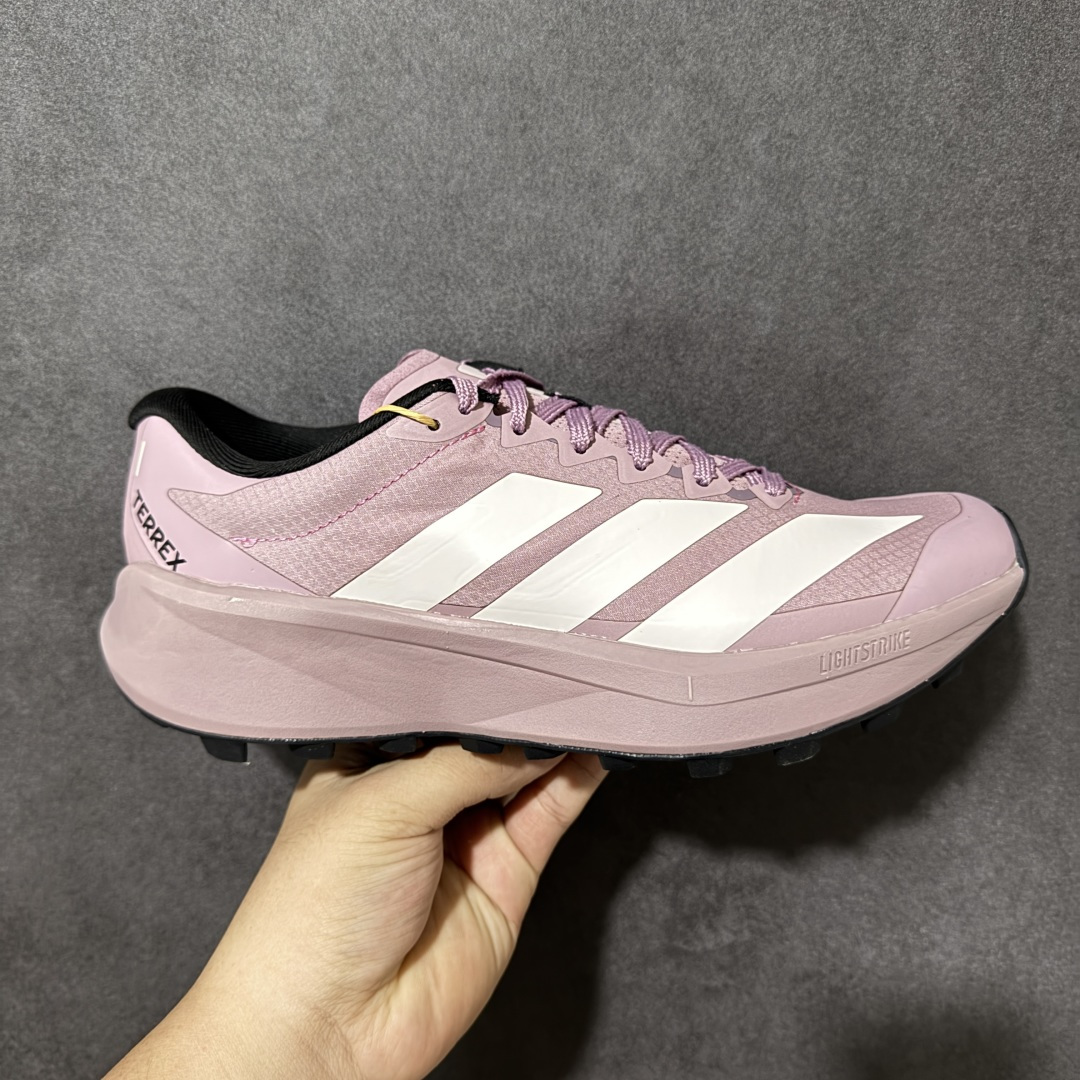 阿迪达斯 adidas Terrex Agravic 4 运动舒适防滑耐磨 低帮跑步鞋 阿迪达斯革新力作!「破纪录轻跑鞋