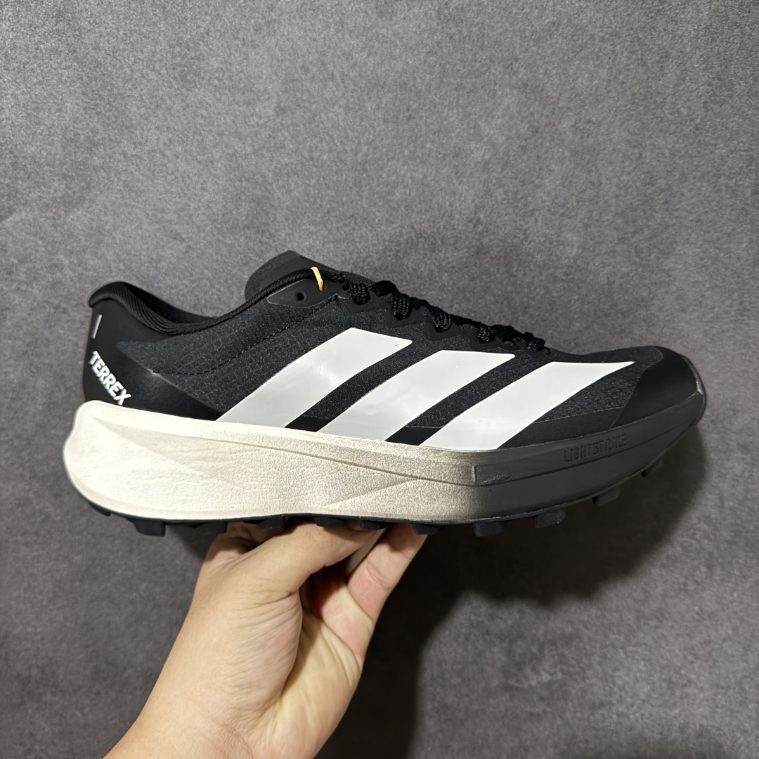 阿迪达斯 adidas Terrex Agravic 4 运动舒适防滑耐磨 低帮跑步鞋 阿迪达斯革新力作!「破纪录轻跑鞋
