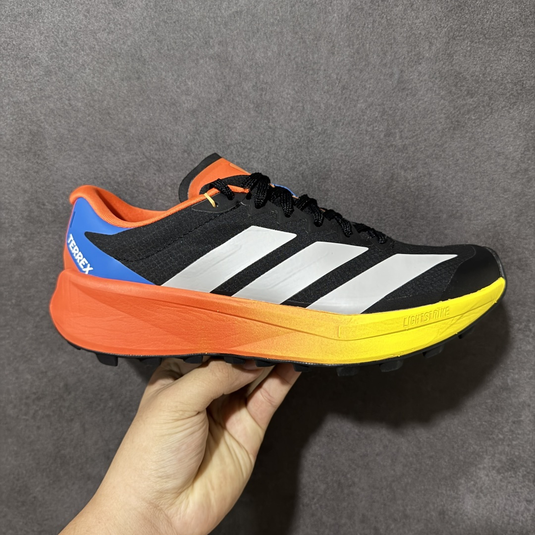阿迪达斯 adidas Terrex Agravic 4 运动舒适防滑耐磨 低帮跑步鞋 阿迪达斯革新力作!「破纪录轻跑鞋