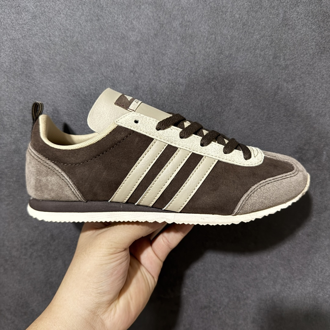 Adidas Originals VS JOG 2.0 阿迪达斯 舒适百搭 低帮 德训鞋 货号:JS1031 尺码:36