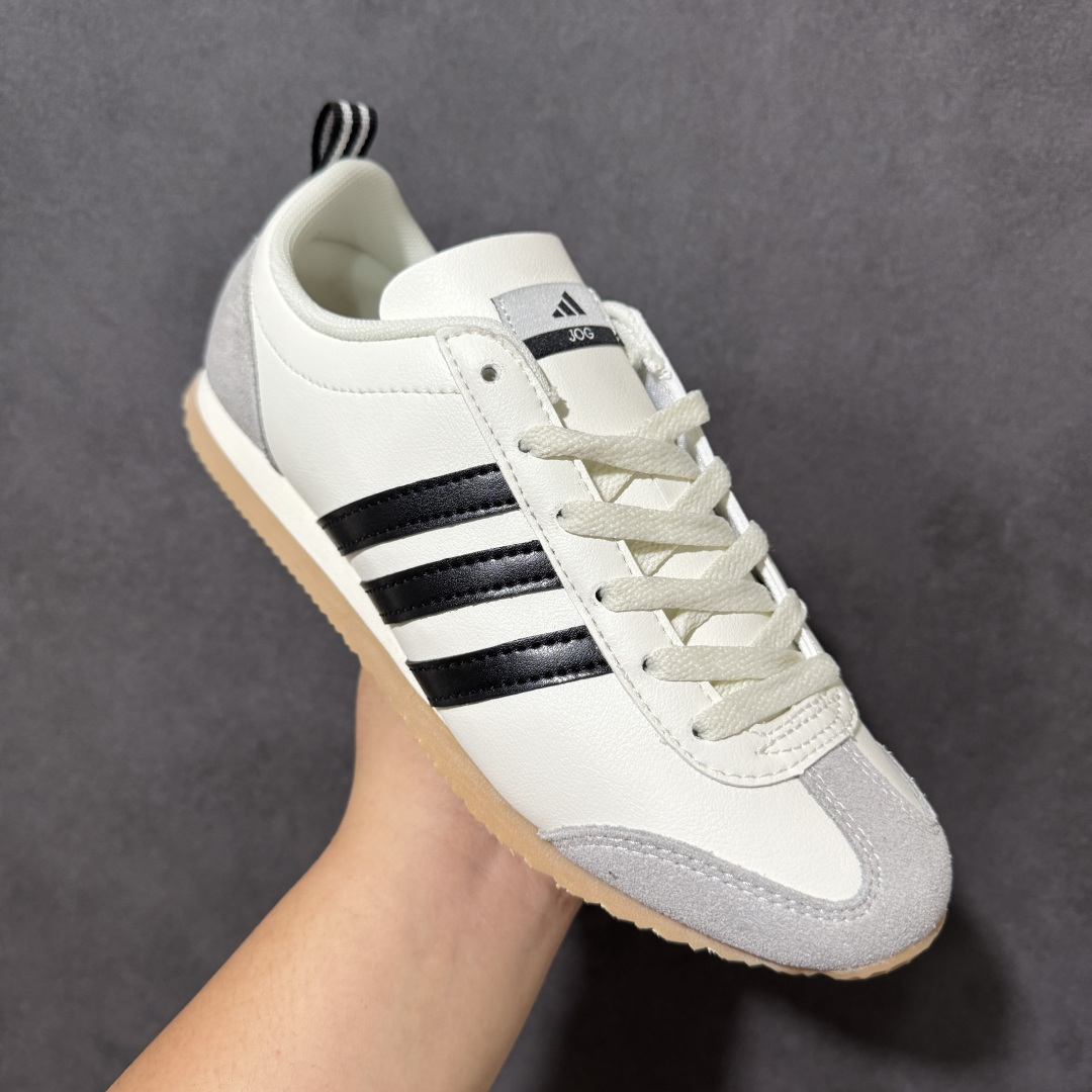 Adidas Originals VS JOG 2.0 阿迪达斯 舒适百搭 低帮 德训鞋 货号:JI2434 尺码:36