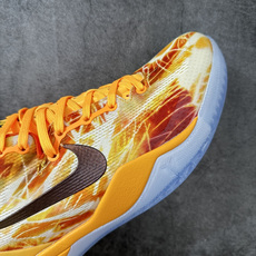 科比8黄白 上海烟花复刻 Nike Kobe 8 Shanghai Fireworks 舒适柔软 橙色 货号:IO625 科比8黄白 上海烟花复刻 Nike Kobe 8 Shanghai Fireworks 舒适柔软 橙色 货号:IO625