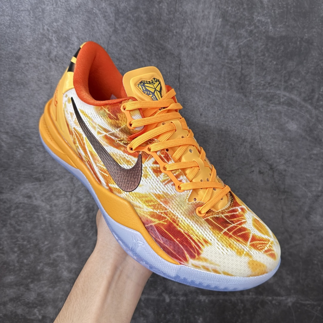 科比8黄白 上海烟花复刻 Nike Kobe 8 Shanghai Fireworks 舒适柔软 橙色 货号:IO625 科比8黄白 上海烟花复刻 Nike Kobe 8 Shanghai Fireworks 舒适柔软 橙色 货号:IO625
