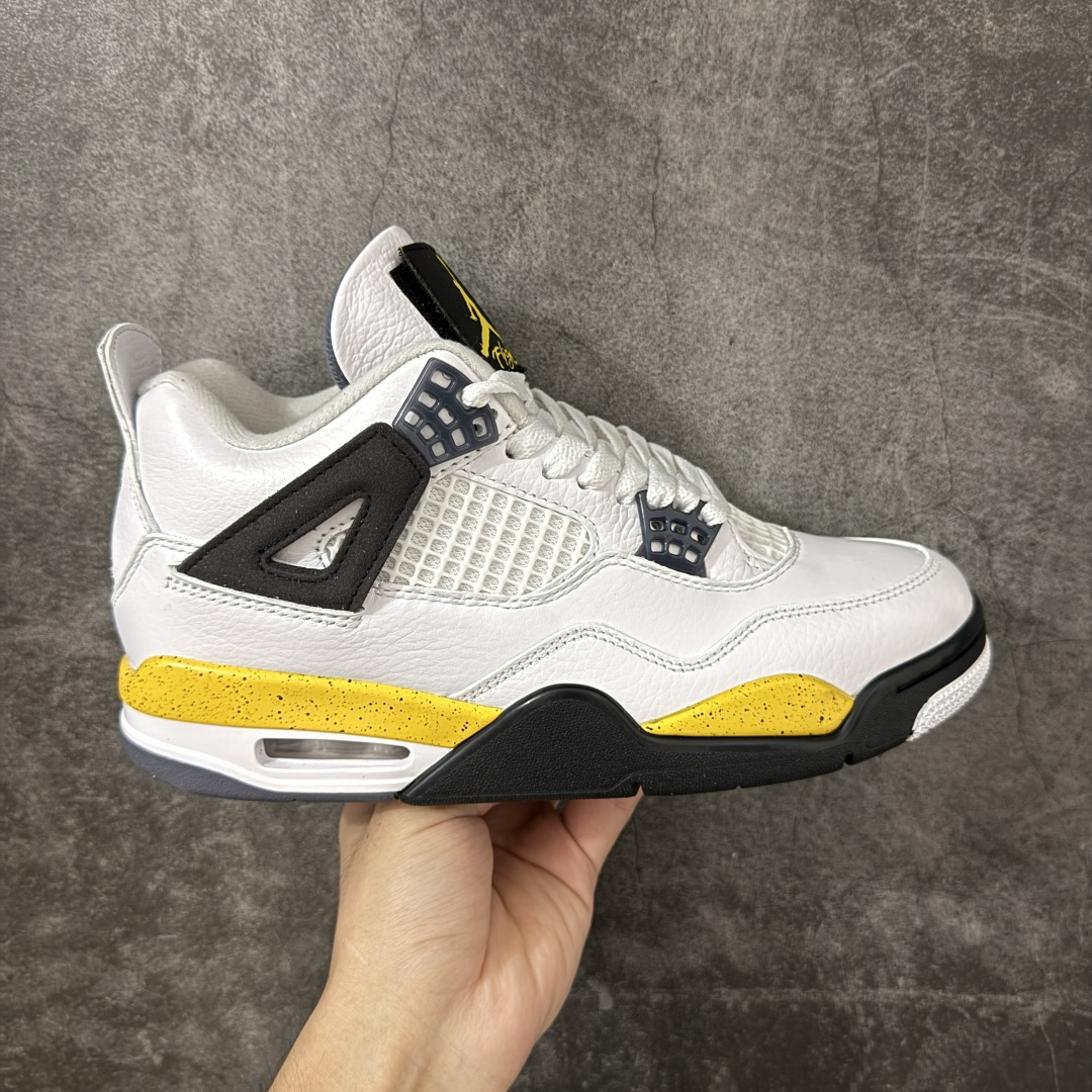 Air Jordan 4 Retro 白黄 Air Jordan AJ4 Retro 原楦原纸板 原厂材料开发 细节把控