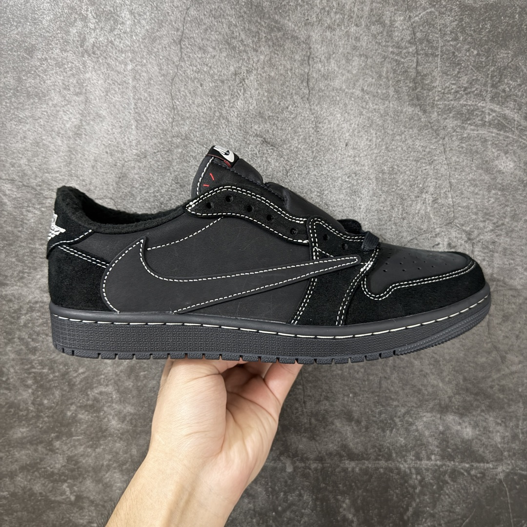 Travis Scott x Air Jordan AJ1 Low OG SPTS联名白黑倒钩低帮 DM7866-001