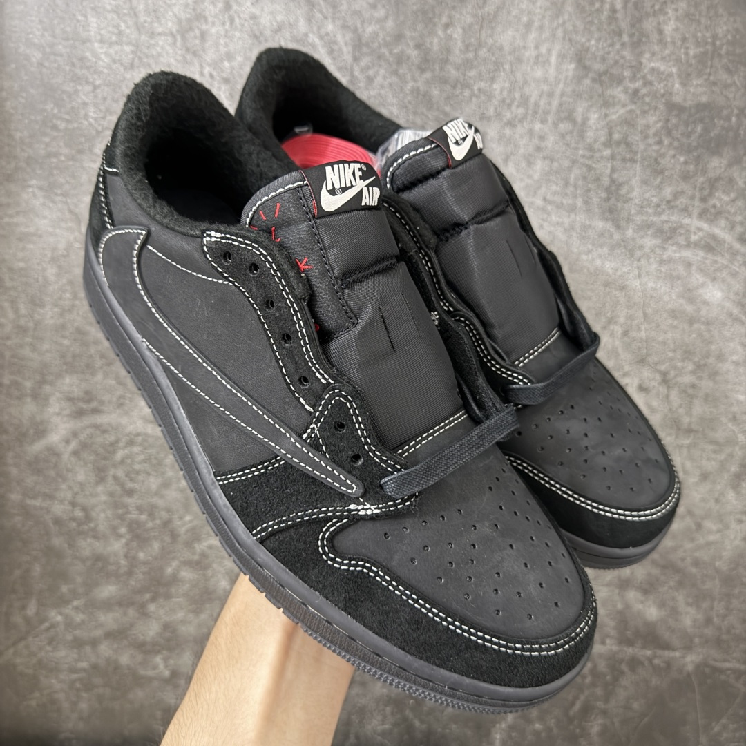 Travis Scott x Air Jordan AJ1 Low OG SPTS联名白黑倒钩低帮 DM7866-001