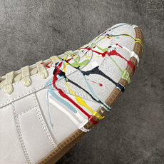 Maison Margiela Calfskin Replica MM6马吉拉 德训运动休闲板鞋 白色泼墨 原版一比一 Maison Margiela Calfskin Replica MM6马吉拉 德训运动休闲板鞋 白色泼墨 原版一比一