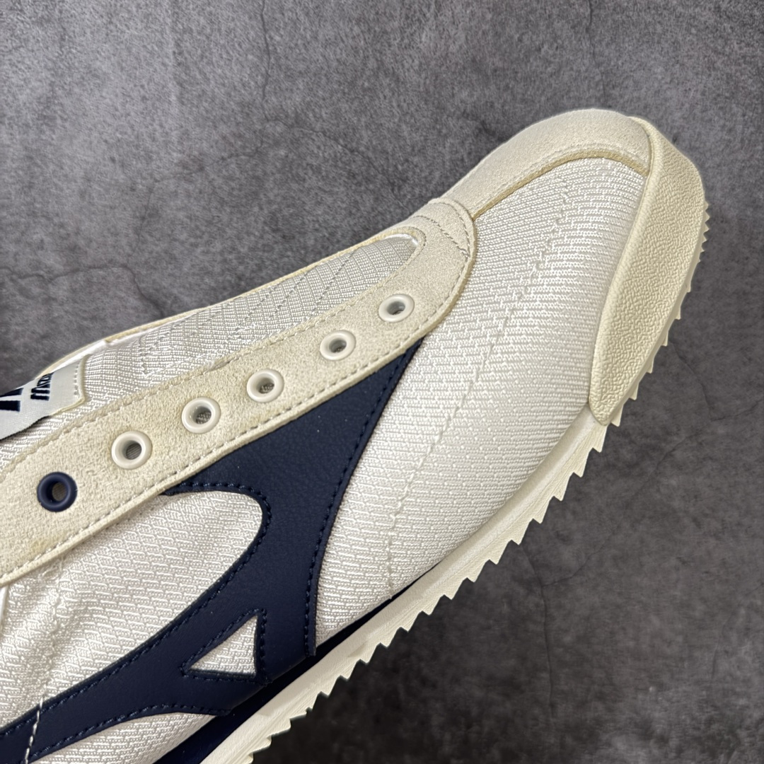 美津浓Mizuno LG 60S 复古舒适 SLIP-ON 薄底一脚蹬穿脱方便 防滑耐磨透气轻便 低帮 生活休闲鞋 男女