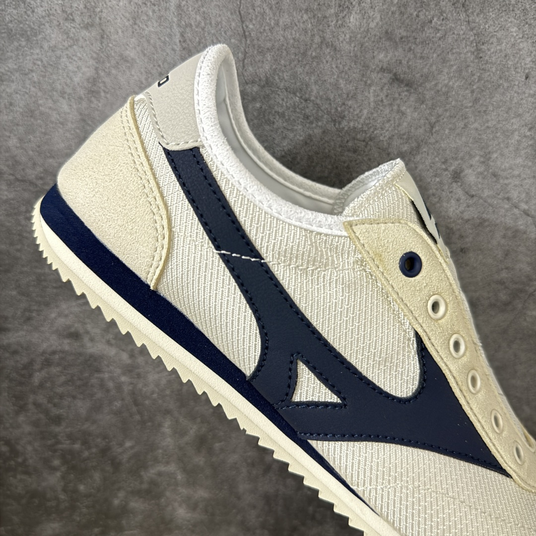 美津浓Mizuno LG 60S 复古舒适 SLIP-ON 薄底一脚蹬穿脱方便 防滑耐磨透气轻便 低帮 生活休闲鞋 男女
