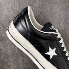 匡威OneStar星星鞋 光面皮黑白 Converse One Star Ox 帆布休闲板鞋 C 行业一线头部硫化大厂出 匡威OneStar星星鞋 光面皮黑白 Converse One Star Ox 帆布休闲板鞋 C 行业一线头部硫化大厂出