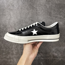 匡威OneStar星星鞋 光面皮黑白 Converse One Star Ox 帆布休闲板鞋 C 行业一线头部硫化大厂出 匡威OneStar星星鞋 光面皮黑白 Converse One Star Ox 帆布休闲板鞋 C 行业一线头部硫化大厂出