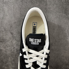 匡威OneStar星星鞋 光面皮黑白 Converse One Star Ox 帆布休闲板鞋 C 行业一线头部硫化大厂出 匡威OneStar星星鞋 光面皮黑白 Converse One Star Ox 帆布休闲板鞋 C 行业一线头部硫化大厂出