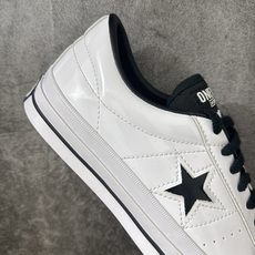 匡威OneStar星星鞋 光面皮白黑 Converse One Star Ox 帆布休闲板鞋 C 行业一线头部硫化大厂出 匡威OneStar星星鞋 光面皮白黑 Converse One Star Ox 帆布休闲板鞋 C 行业一线头部硫化大厂出