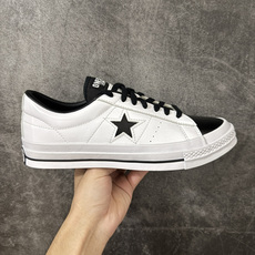 匡威OneStar星星鞋 光面皮白黑 Converse One Star Ox 帆布休闲板鞋 C 行业一线头部硫化大厂出 匡威OneStar星星鞋 光面皮白黑 Converse One Star Ox 帆布休闲板鞋 C 行业一线头部硫化大厂出