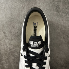 匡威OneStar星星鞋 光面皮白黑 Converse One Star Ox 帆布休闲板鞋 C 行业一线头部硫化大厂出 匡威OneStar星星鞋 光面皮白黑 Converse One Star Ox 帆布休闲板鞋 C 行业一线头部硫化大厂出