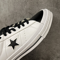 匡威OneStar星星鞋 光面皮白黑 Converse One Star Ox 帆布休闲板鞋 C 行业一线头部硫化大厂出 匡威OneStar星星鞋 光面皮白黑 Converse One Star Ox 帆布休闲板鞋 C 行业一线头部硫化大厂出
