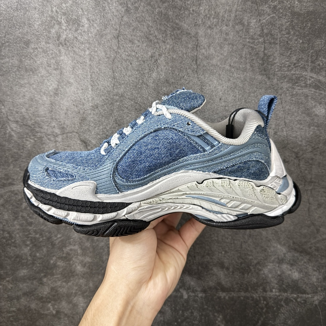 Balenciaga巴黎世家24代 Triple S .2 低帮 老爹鞋 牛仔蓝 市场老牌巴黎世家大厂出品 品质价格无需 Balenciaga巴黎世家24代 Triple S .2 低帮 老爹鞋 牛仔蓝 市场老牌巴黎世家大厂出品 品质价格无需