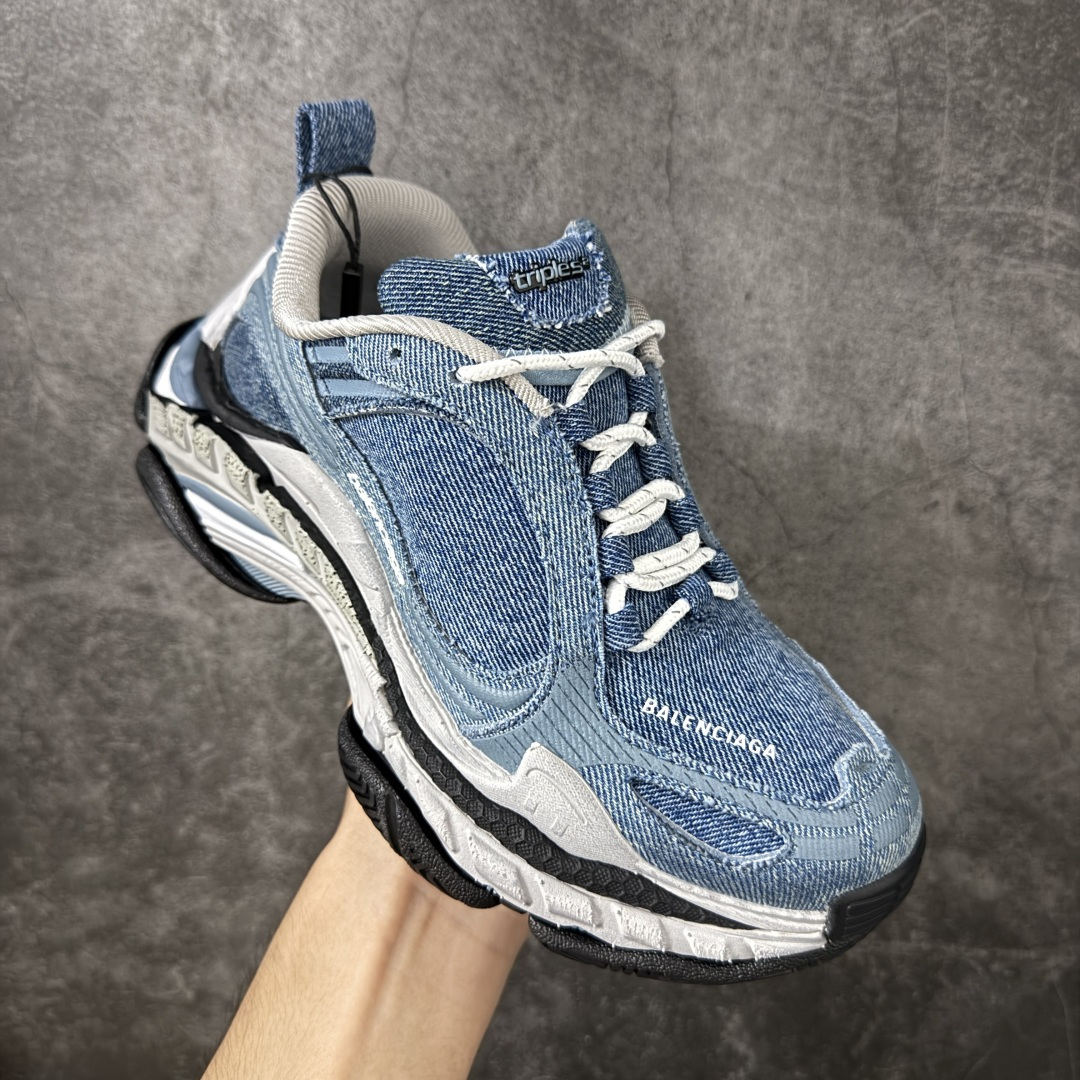 Balenciaga巴黎世家24代 Triple S .2 低帮 老爹鞋 牛仔蓝 市场老牌巴黎世家大厂出品 品质价格无需 Balenciaga巴黎世家24代 Triple S .2 低帮 老爹鞋 牛仔蓝 市场老牌巴黎世家大厂出品 品质价格无需
