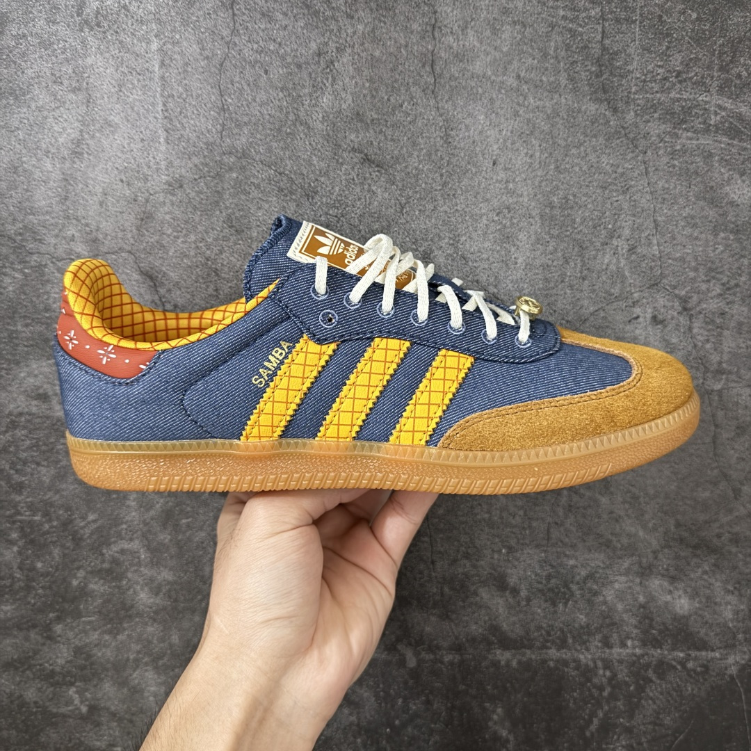 Toy Story x adidas originals SAMBA OG Woody 柔软舒适 防滑耐磨 低帮 儿童板 Toy Story x adidas originals SAMBA OG Woody 柔软舒适 防滑耐磨 低帮 儿童板