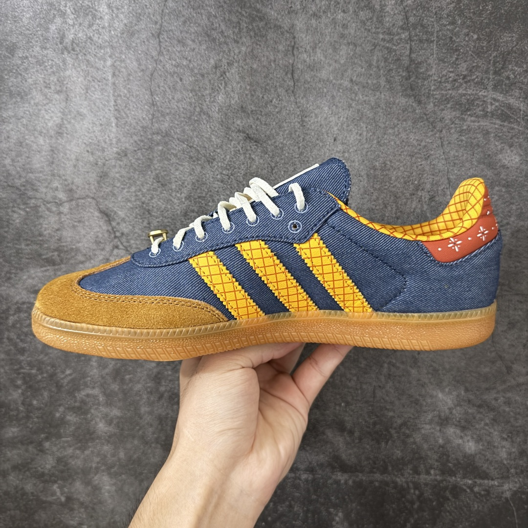 Toy Story x adidas originals SAMBA OG Woody 柔软舒适 防滑耐磨 低帮 儿童板 Toy Story x adidas originals SAMBA OG Woody 柔软舒适 防滑耐磨 低帮 儿童板