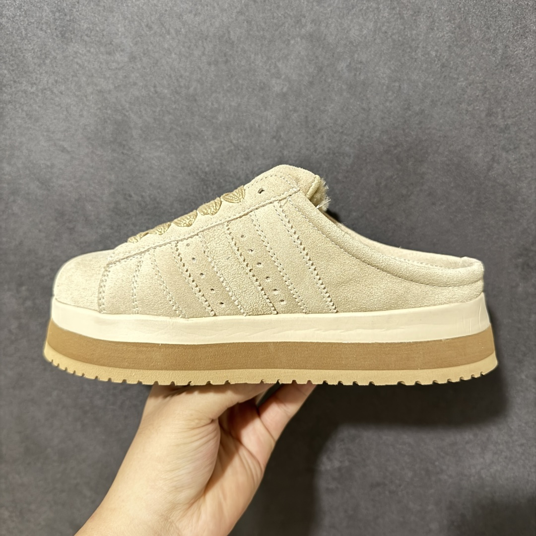 Adidas Originals Campus 00S WTR LO系列 阿迪达斯 面包风时尚潮流包头拖鞋 保有原型设计 Adidas Originals Campus 00S WTR LO系列 阿迪达斯 面包风时尚潮流包头拖鞋 保有原型设计