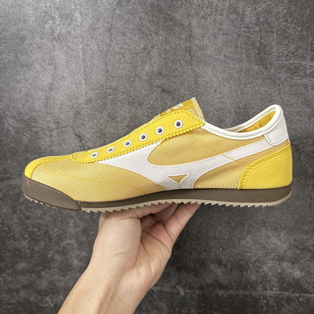 美津浓Mizuno LG 60S 复古舒适 SLIP-ON 薄底一脚蹬穿脱方便 防滑耐磨透气轻便 低帮 生活休闲鞋 男女