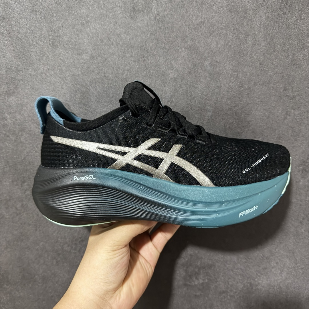 Asics Gel-Nimbus 27 亚瑟士复古透气休闲鞋缓震男子耐磨跑步鞋 货号: 1012B819 001 尺码: Asics Gel-Nimbus 27 亚瑟士复古透气休闲鞋缓震男子耐磨跑步鞋 货号: 1012B819 001 尺码: