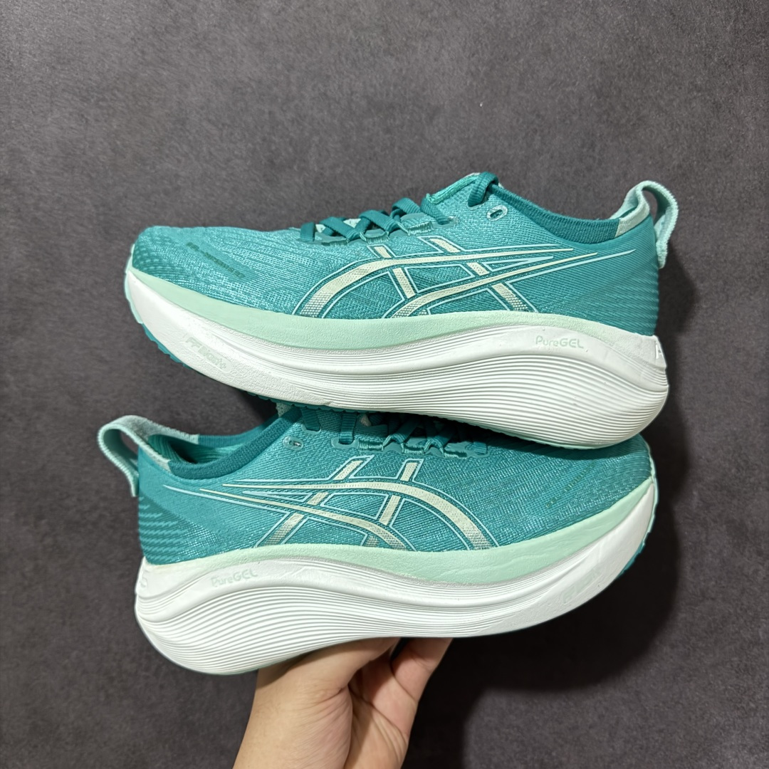 Asics Gel-Nimbus 27 亚瑟士复古透气休闲鞋缓震男子耐磨跑步鞋 货号: 1012B819 001 尺码: Asics Gel-Nimbus 27 亚瑟士复古透气休闲鞋缓震男子耐磨跑步鞋 货号: 1012B819 001 尺码: