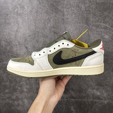 Travis Scott x Air Jordan AJ1 Low OG SPTS联名白绿黑倒钩低帮 DM7866-20 Travis Scott x Air Jordan AJ1 Low OG SPTS联名白绿黑倒钩低帮 DM7866-20