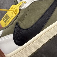 Travis Scott x Air Jordan AJ1 Low OG SPTS联名白绿黑倒钩低帮 DM7866-20 Travis Scott x Air Jordan AJ1 Low OG SPTS联名白绿黑倒钩低帮 DM7866-20