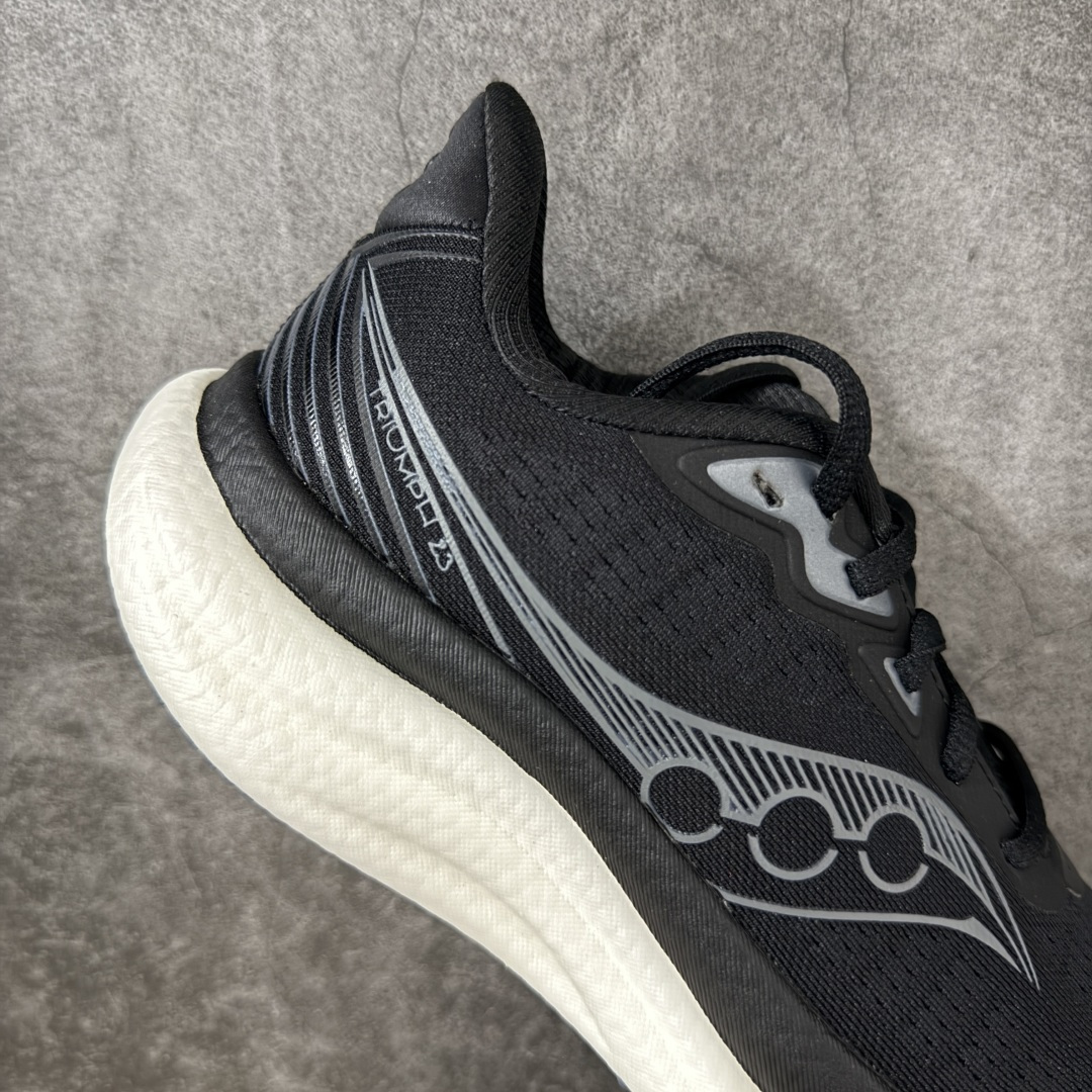 Saucony Triumph 胜利 23 舒适百搭耐磨 低帮跑步鞋 黑白S21024-200 胜利系列迭代二十余载,T Saucony Triumph 胜利 23 舒适百搭耐磨 低帮跑步鞋 黑白S21024-200 胜利系列迭代二十余载,T