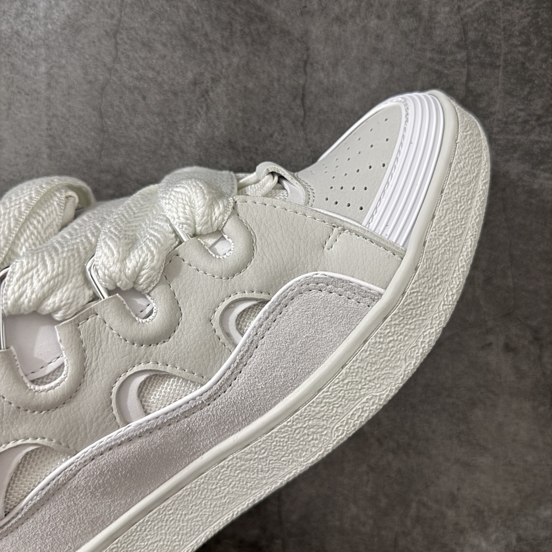 Lanvin Leather Curb Sneakers 浪凡面包鞋 现货 原版1:1开模重工艺制作 面料采用进口牛磨砂 Lanvin Leather Curb Sneakers 浪凡面包鞋 现货 原版1:1开模重工艺制作 面料采用进口牛磨砂