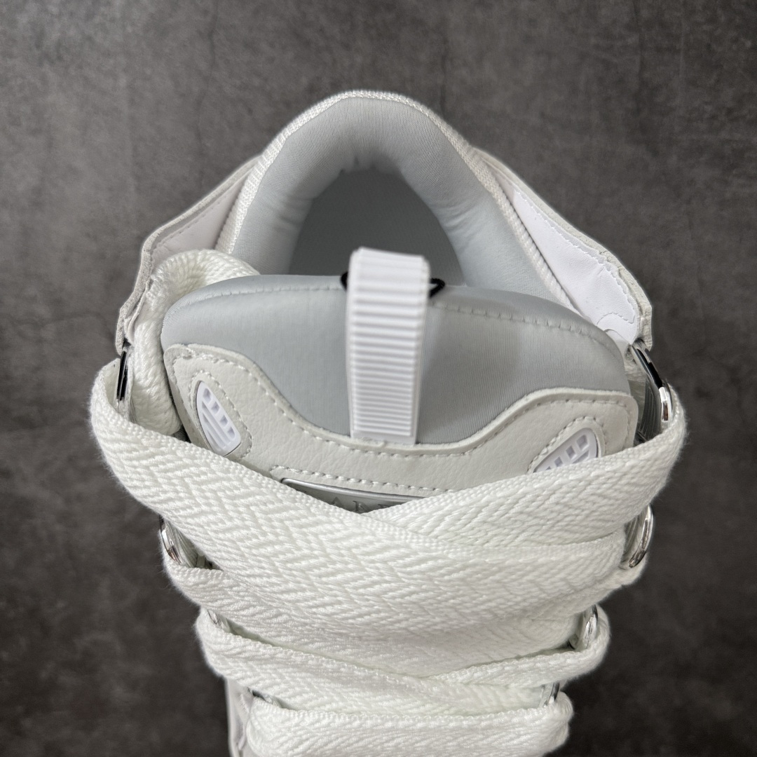 Lanvin Leather Curb Sneakers 浪凡面包鞋 现货 原版1:1开模重工艺制作 面料采用进口牛磨砂 Lanvin Leather Curb Sneakers 浪凡面包鞋 现货 原版1:1开模重工艺制作 面料采用进口牛磨砂