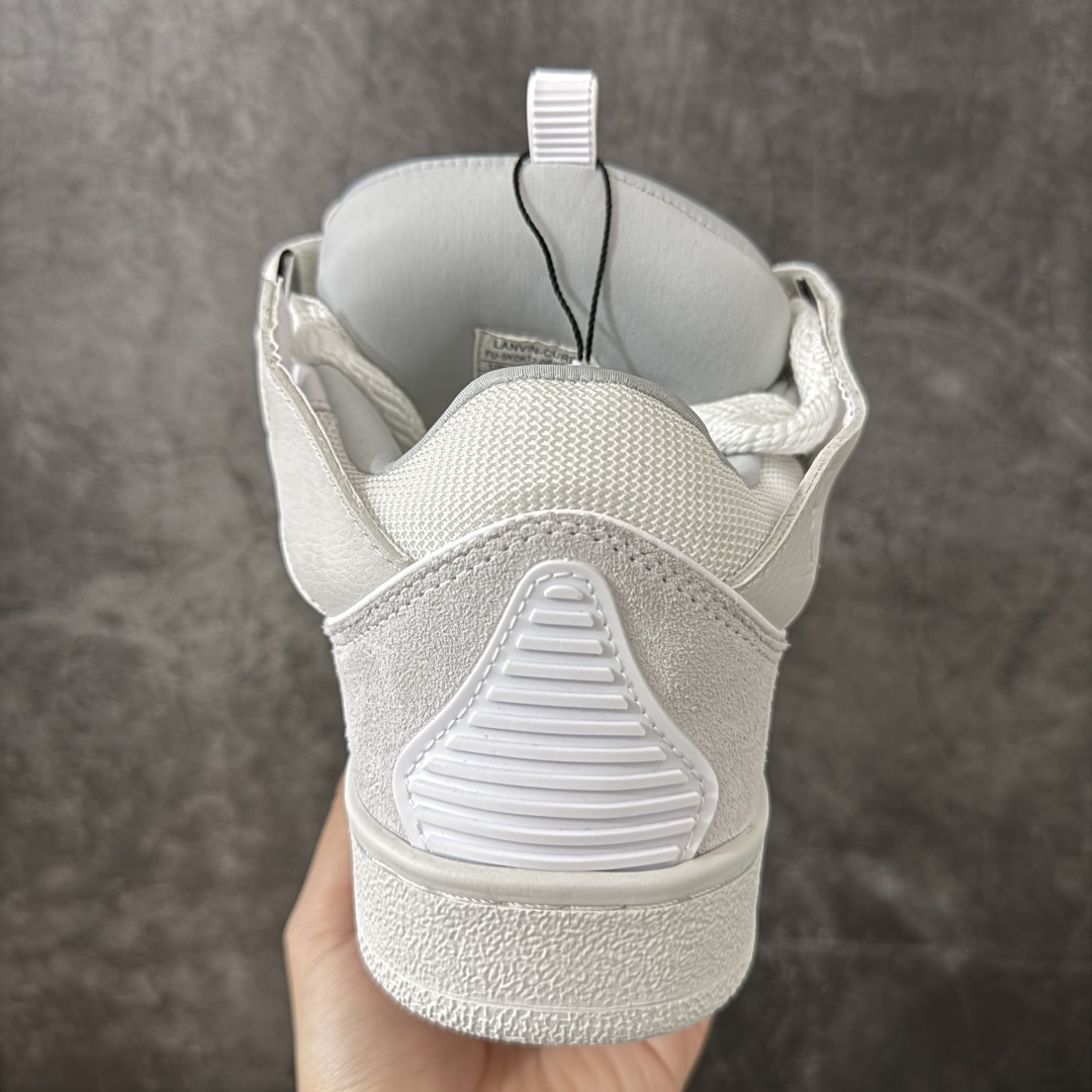 Lanvin Leather Curb Sneakers 浪凡面包鞋 现货 原版1:1开模重工艺制作 面料采用进口牛磨砂 Lanvin Leather Curb Sneakers 浪凡面包鞋 现货 原版1:1开模重工艺制作 面料采用进口牛磨砂