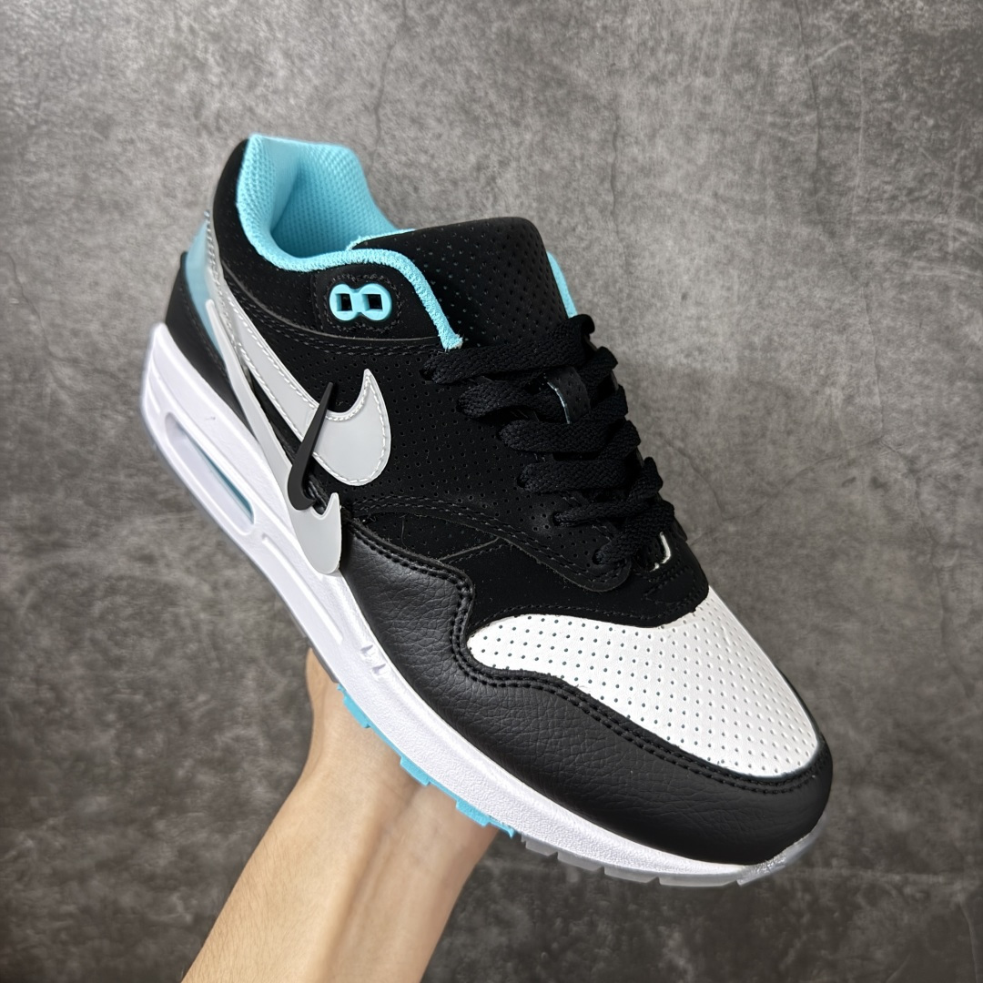 Nike Air Max 1 黑白绿 复古休闲跑步鞋 官方同步上架 真标原盒 原底原面 正确版型 原版开发 精准细节 市 Nike Air Max 1 黑白绿 复古休闲跑步鞋 官方同步上架 真标原盒 原底原面 正确版型 原版开发 精准细节 市