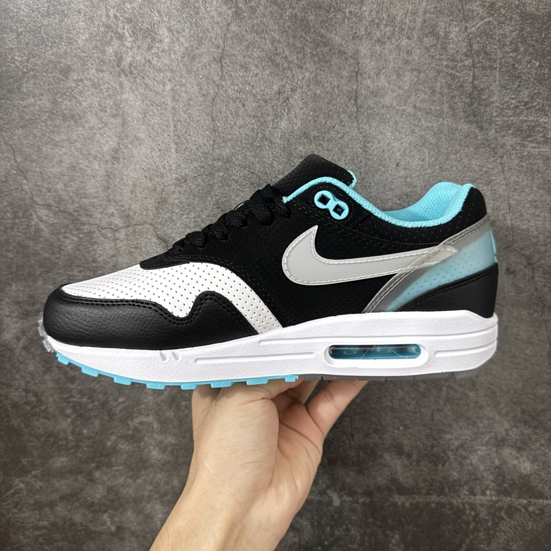 Nike Air Max 1 黑白绿 复古休闲跑步鞋 官方同步上架 真标原盒 原底原面 正确版型 原版开发 精准细节 市 Nike Air Max 1 黑白绿 复古休闲跑步鞋 官方同步上架 真标原盒 原底原面 正确版型 原版开发 精准细节 市