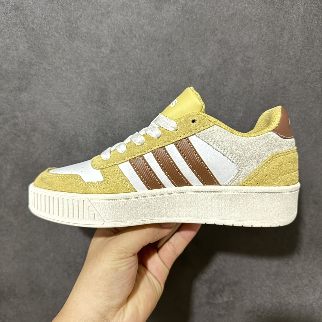 Adidas D-PAD Classic 阿迪达斯 舒适百搭 防滑耐磨 低帮 板鞋 货号:jp-8235 尺码:36 3