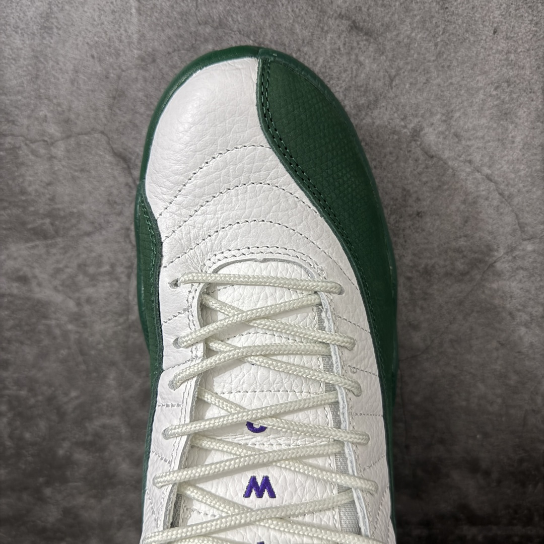 Air Jordan AJ12 Retro 潮流 中帮 复古篮球鞋 白绿雄鹿 CT8013-103 市场唯一附带GOAT