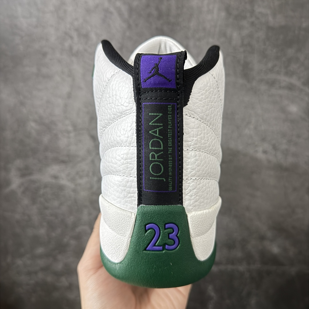 Air Jordan AJ12 Retro 潮流 中帮 复古篮球鞋 白绿雄鹿 CT8013-103 市场唯一附带GOAT